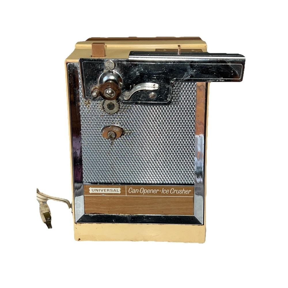 Vintage 70s Universal Almond Can Opener With Ice‎ Crusher. Retro Tested  Works